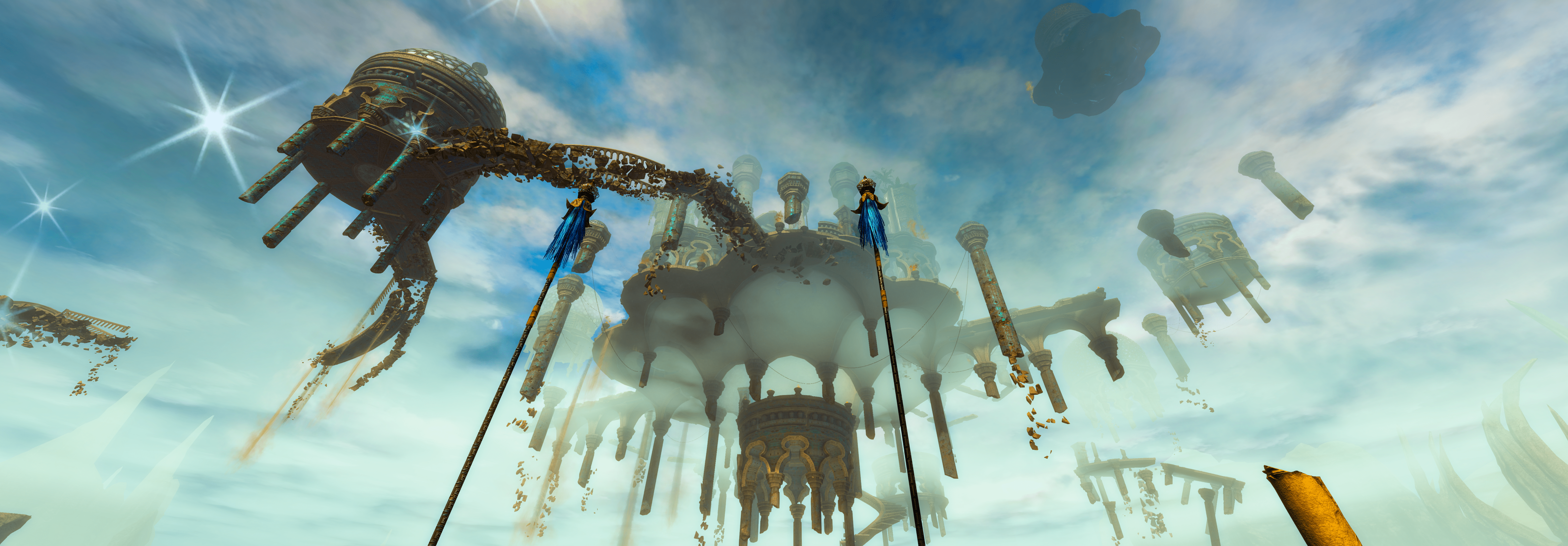 6206x2160 Guild Wars 2 Wallpaper