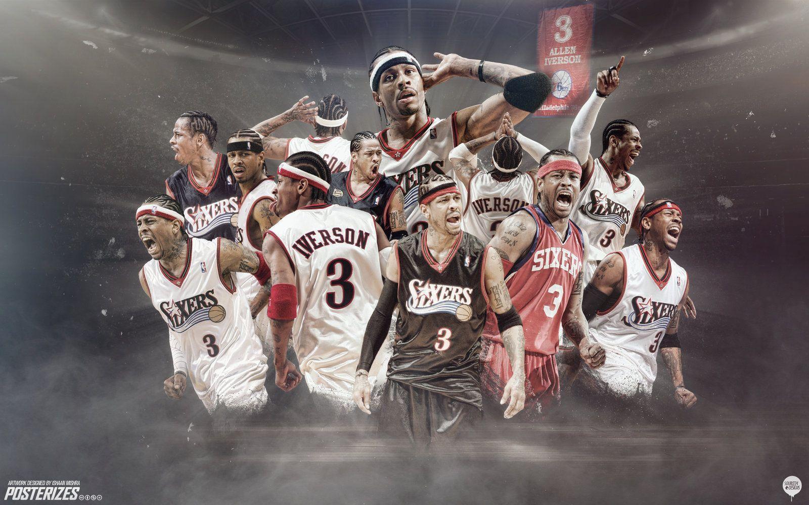 Allen Iverson Dunk Wallpaper