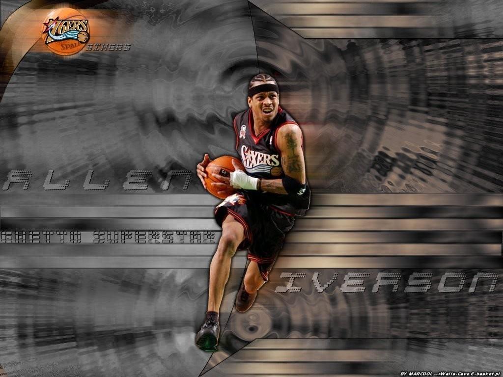 1024x768 Allen Iverson NBA wallpaper