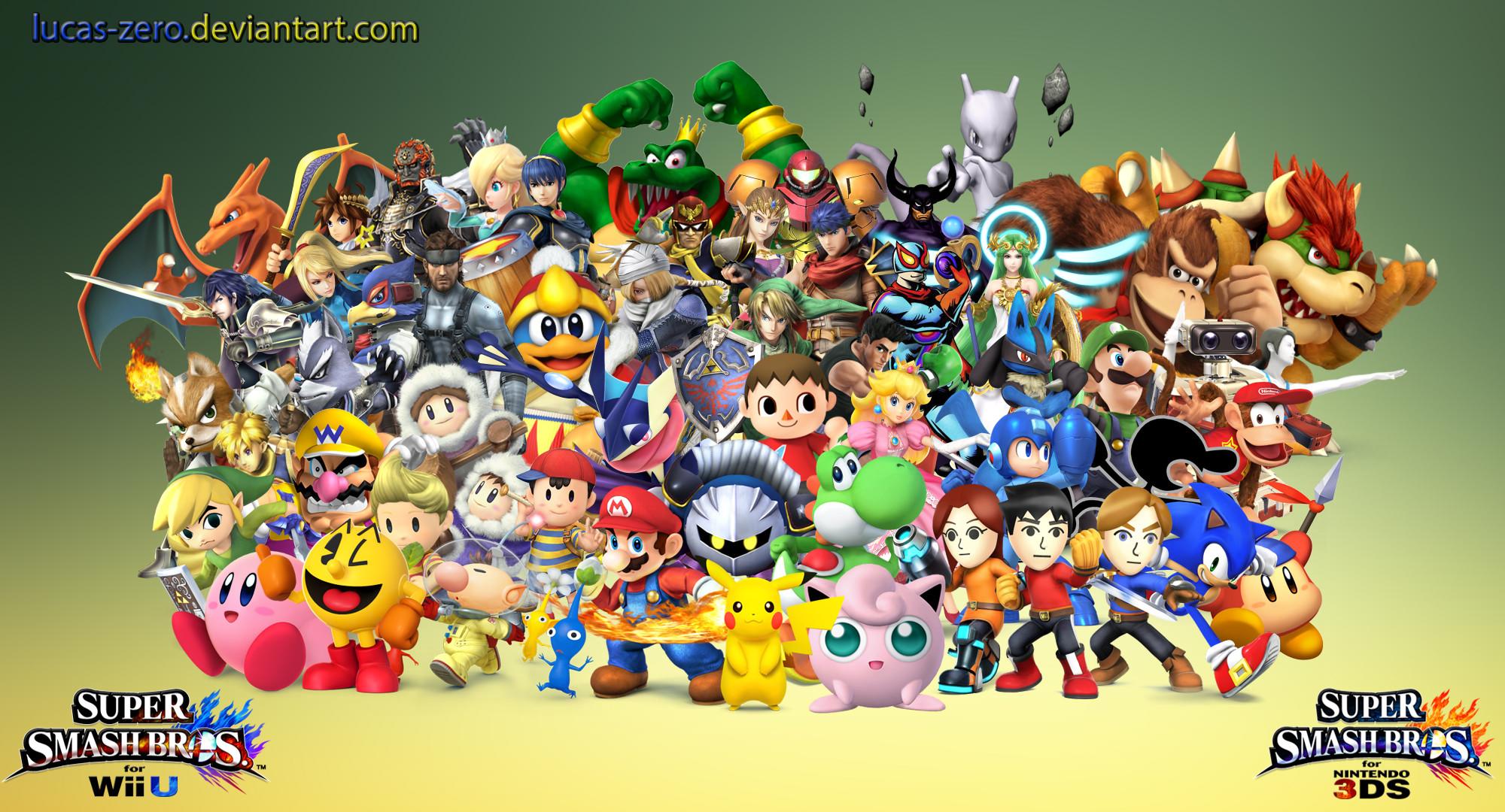 2000x1080 Smash Bros Wallpaper background picture