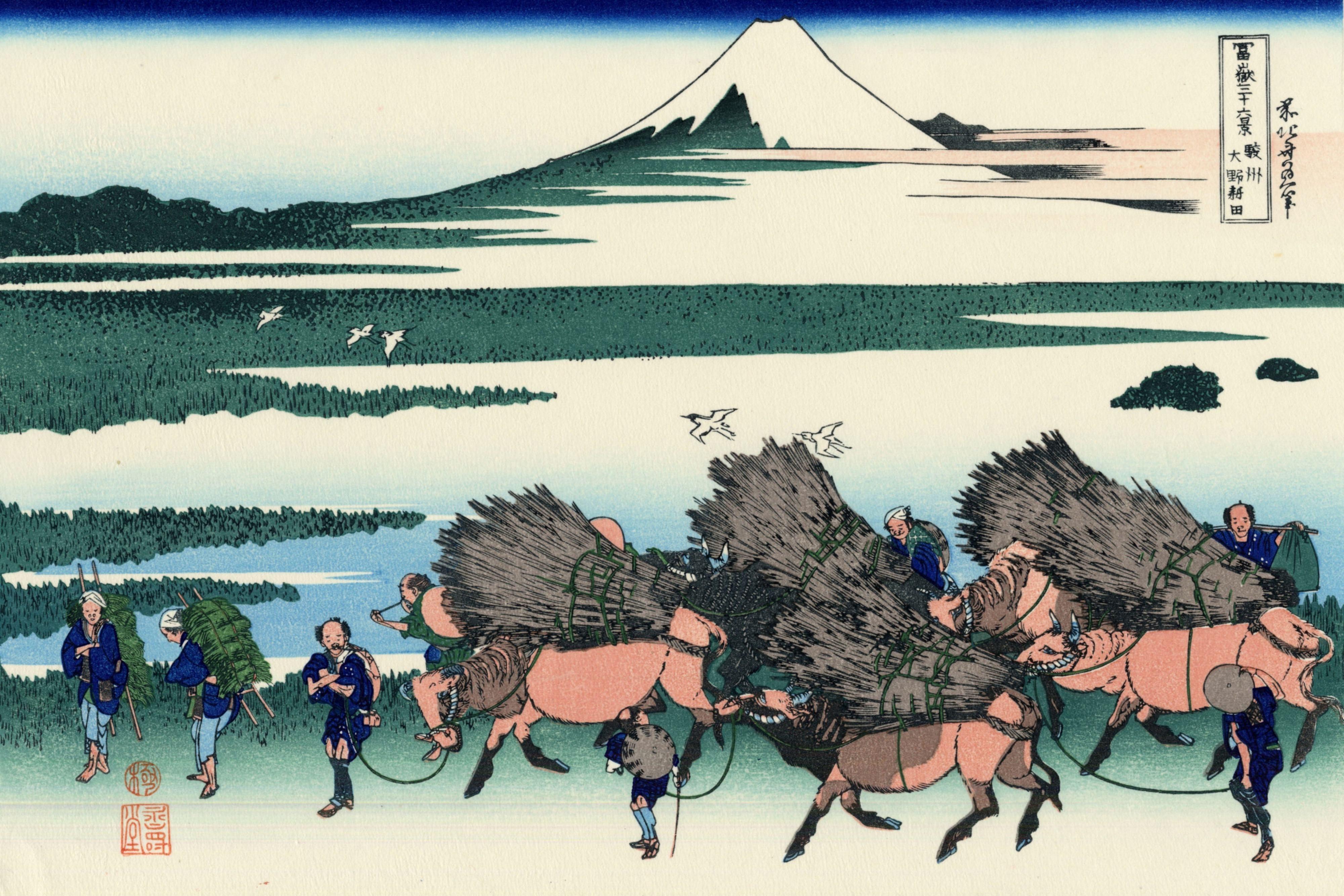 4000x2668 4K, Japanese Art, Ukiyo E, Artwork. Mocah HD Wallpaper