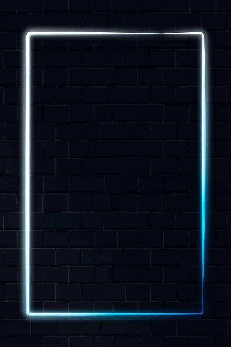 800x1200 Download free vector of White and blue neon frame on a dark background vector by Aum about neon frames, dark blue background, neon, black background, and neon bricks 2408046