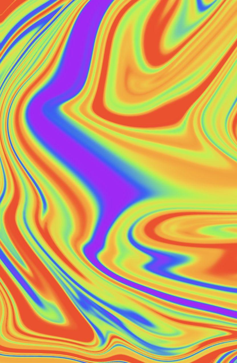 831x1272 Wavy rainbow. Rainbow wallpaper, Trippy room, Prints