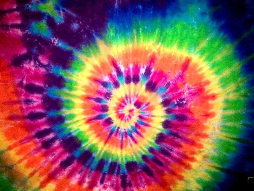 1024x768 Rainbow Tie Dye Wallpaper