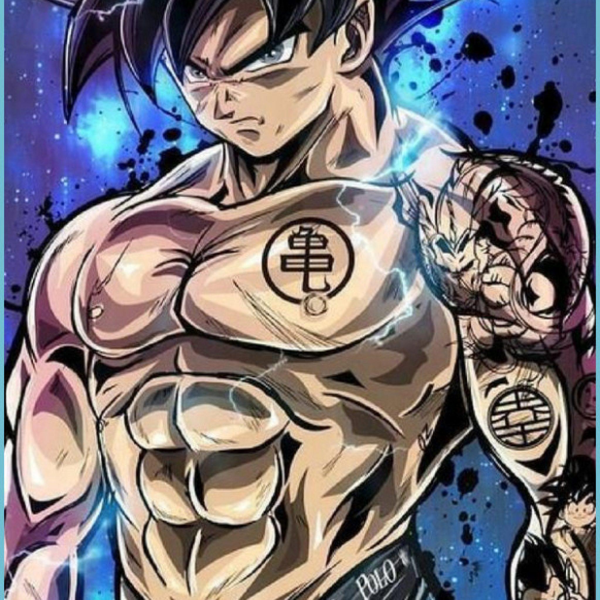 2048x2048 GOKU WALLPAPER ART: DRAGON BALL, REALISTIC , HD 14k For Android Ball Wallpaper