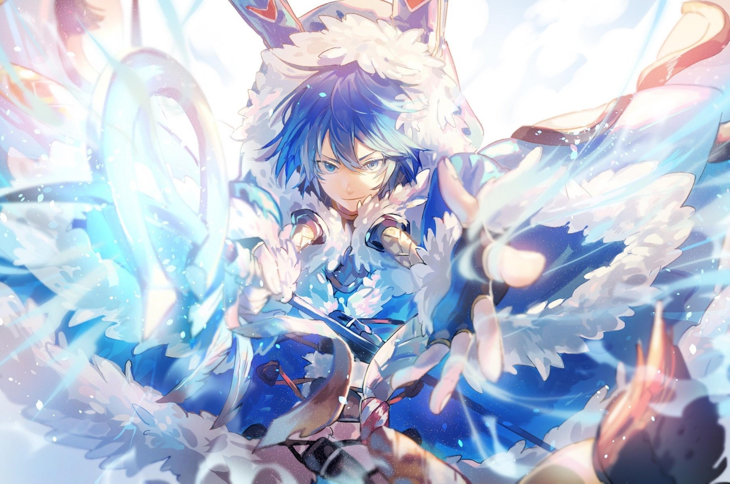 Anime Blue Boy Wallpapers Top Free Anime Blue Boy Backgrounds