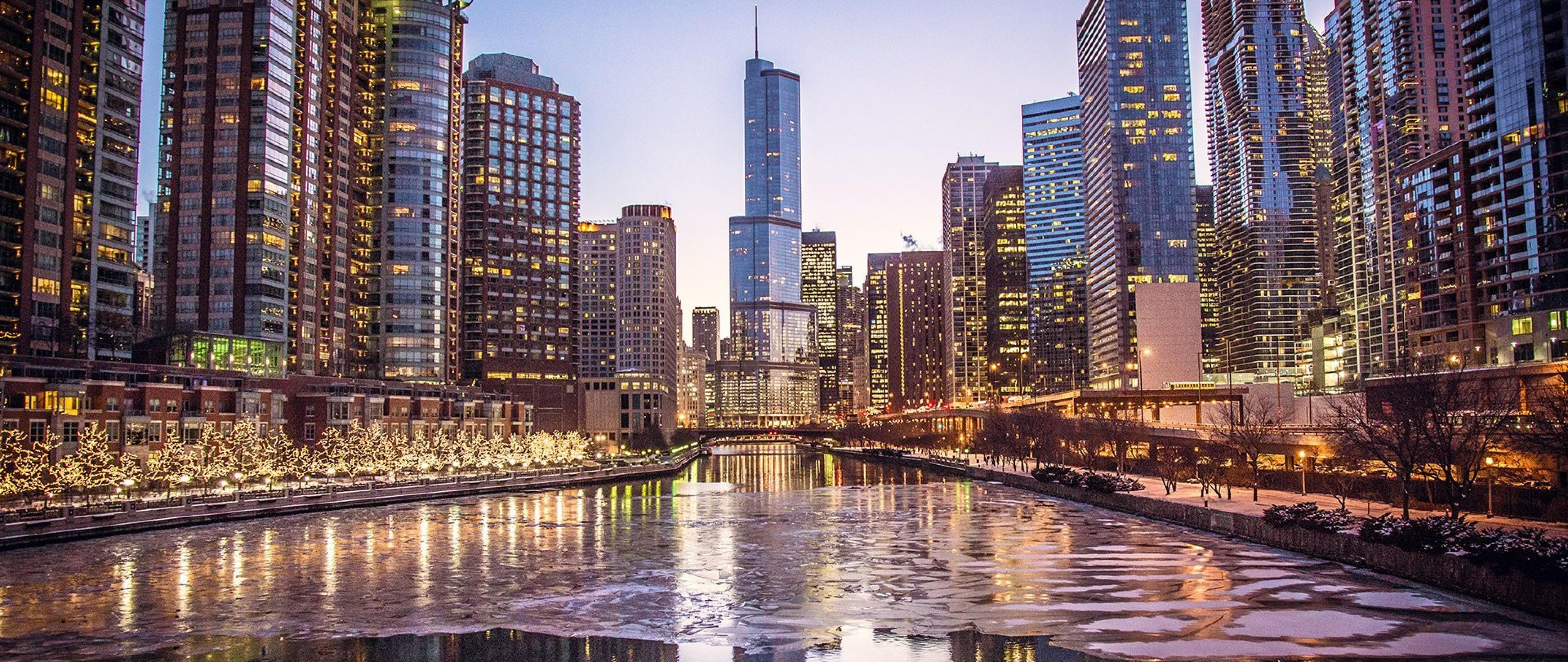 5120x2160 Chicago City Wallpaper for Desktop and Mobiles 4K Ultra HD Wide TV