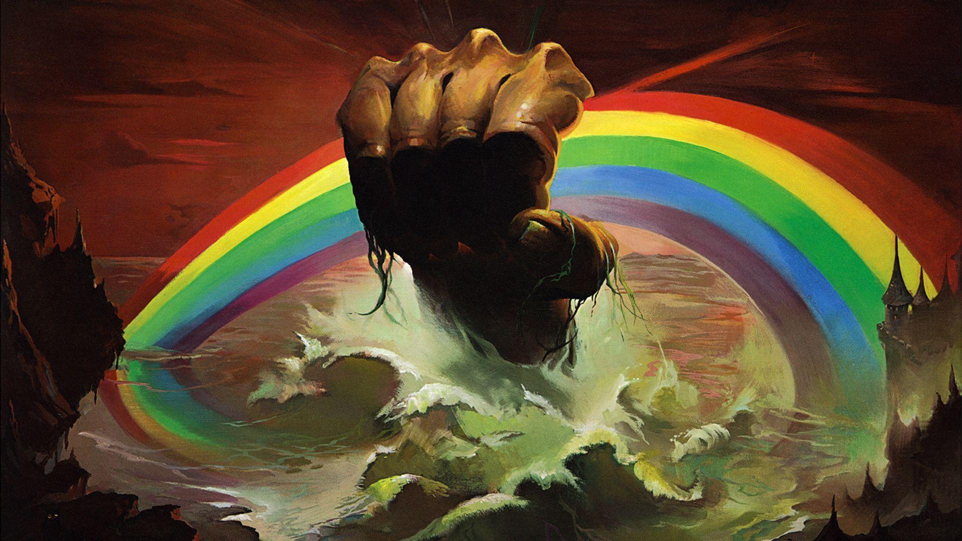 1920x1080 Wet Cement Wallpaper: Rainbow 1920x1200 1920x1080