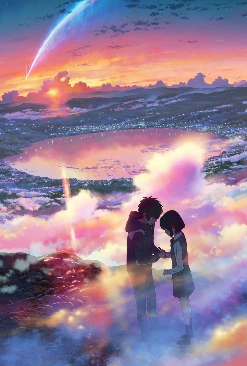 865x1280 Download Kimi no na wa Wallpaper by KanekiIzumi now. Browse millions of popular kiminonawa Wallpa. Filmes de anime, Anime, Animes wallpaper