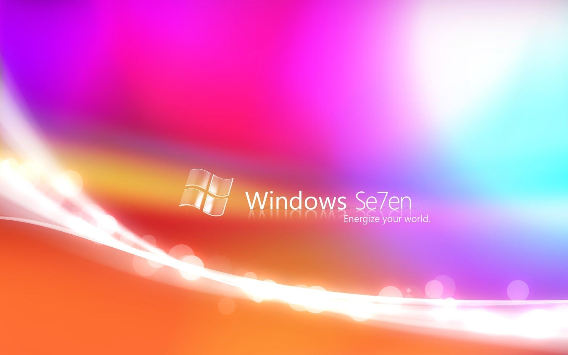 1920x1200 Windows 7 Rainbow