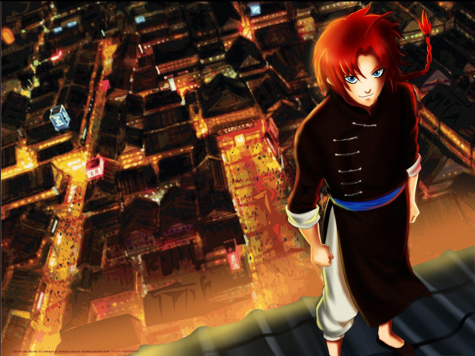 1600x1200 Gintama Wallpaper: At the Good Luck Meadow