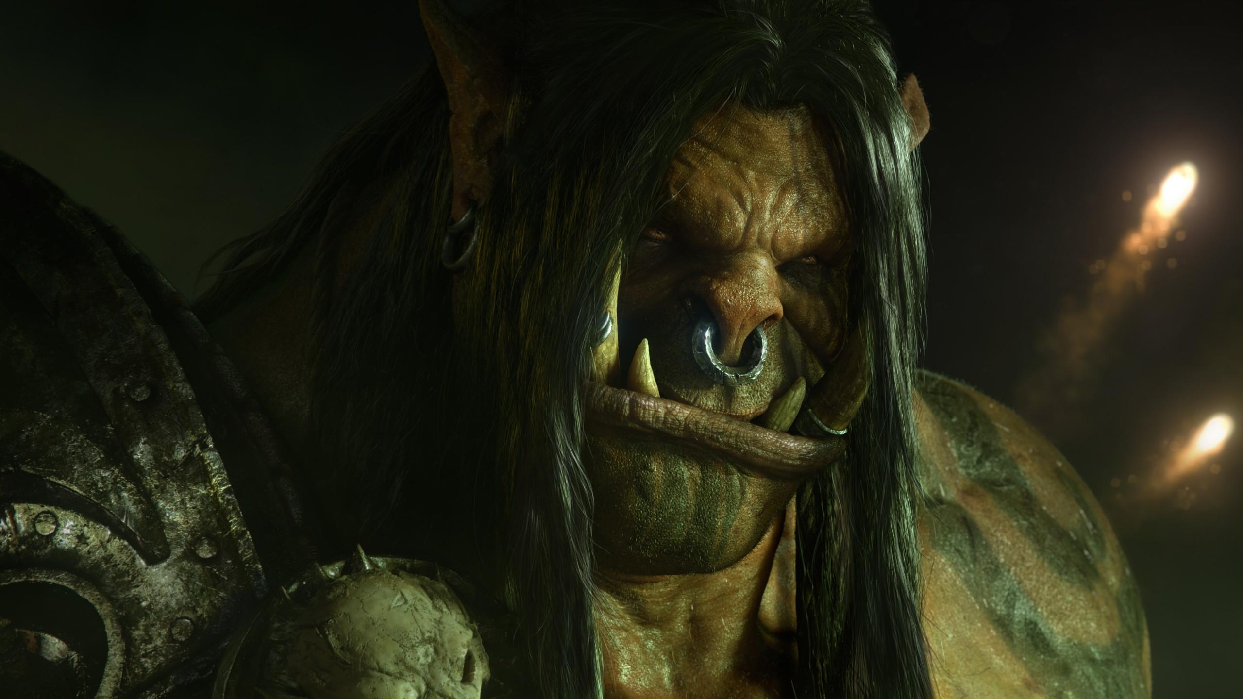 2560x1440 World Of Warcraft Grommash Hellscream 1440P Resolution Wallpaper, HD Games 4K Wallpaper, Image, Photo and Background