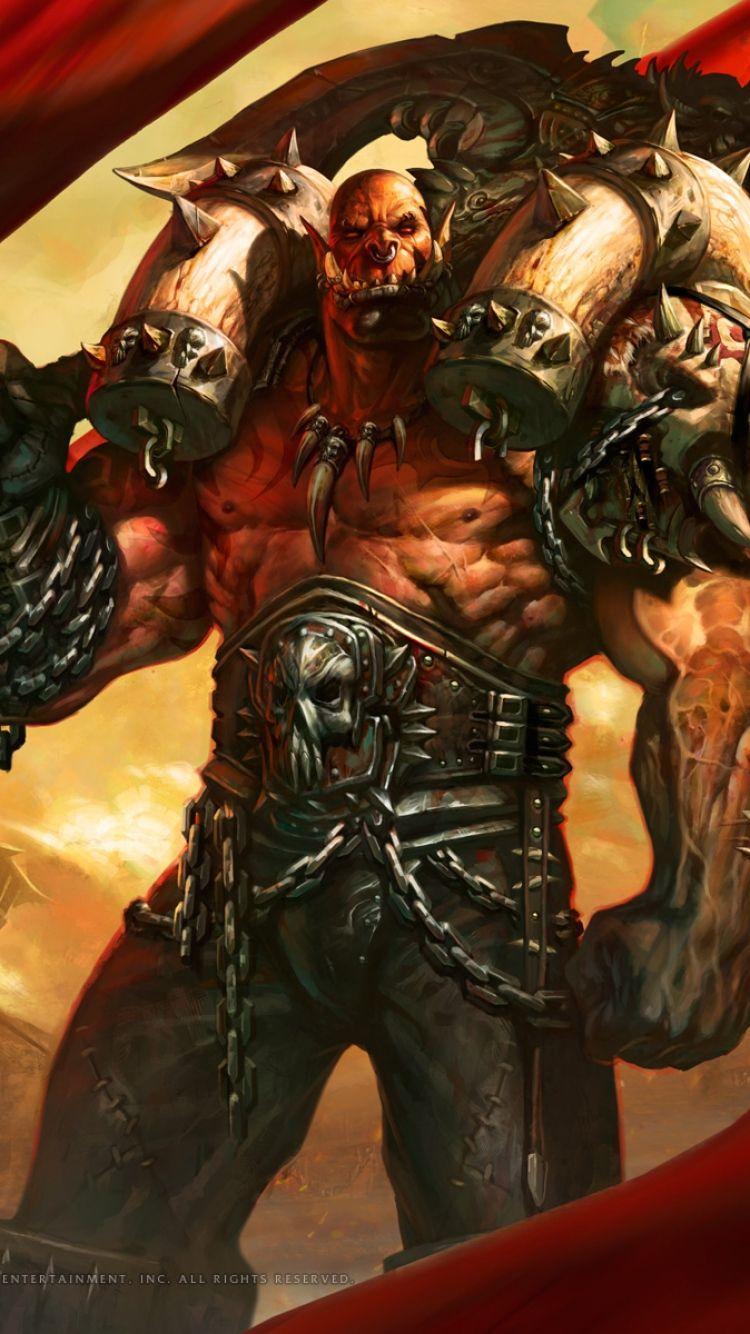 750x1334 Garrosh Hellscream Wallpaper