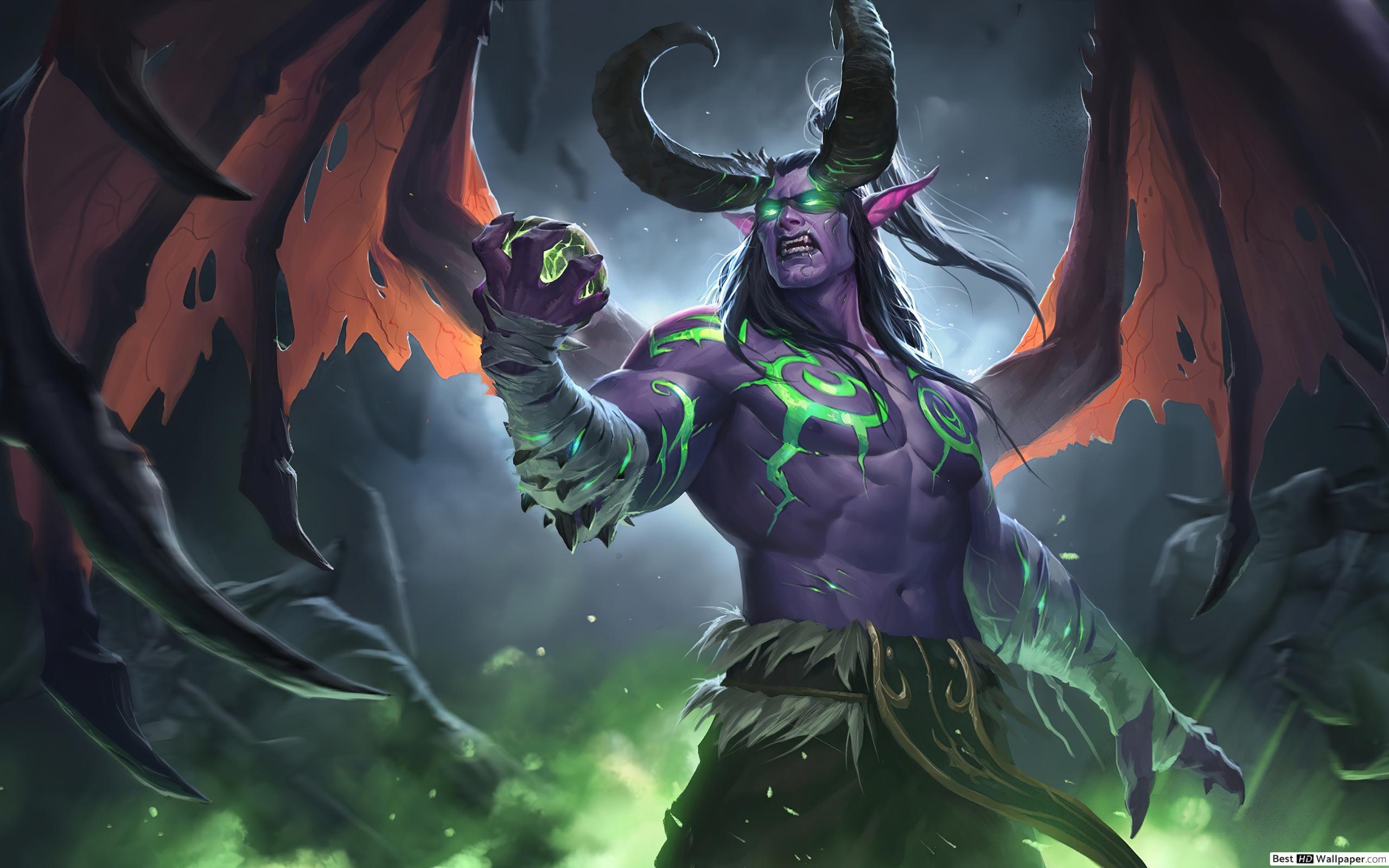 2560x1600 Illidan Stormrage. World of Warcraft [WOW] HD wallpaper download