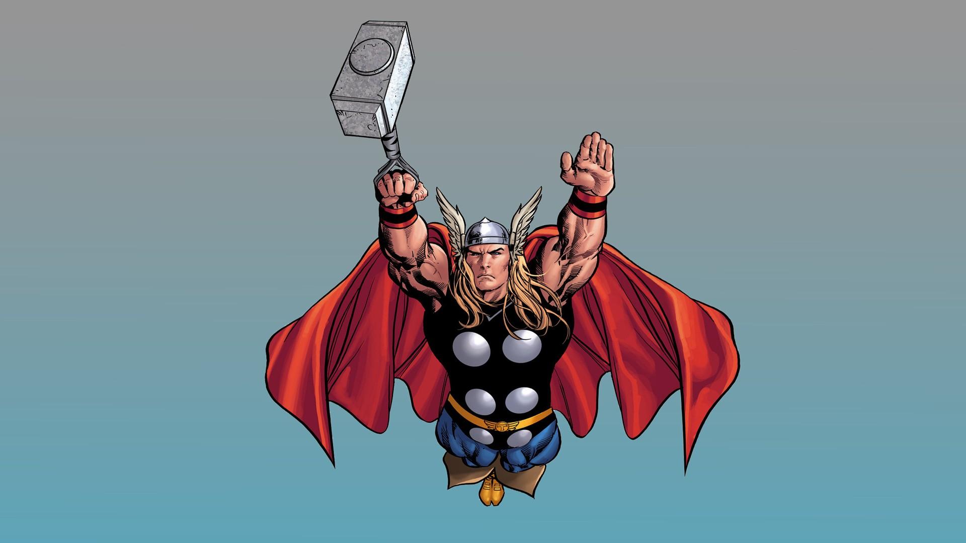 1920x1080 comics, Thor, Mjolnir Wallpaper HD / Desktop and Mobile Background