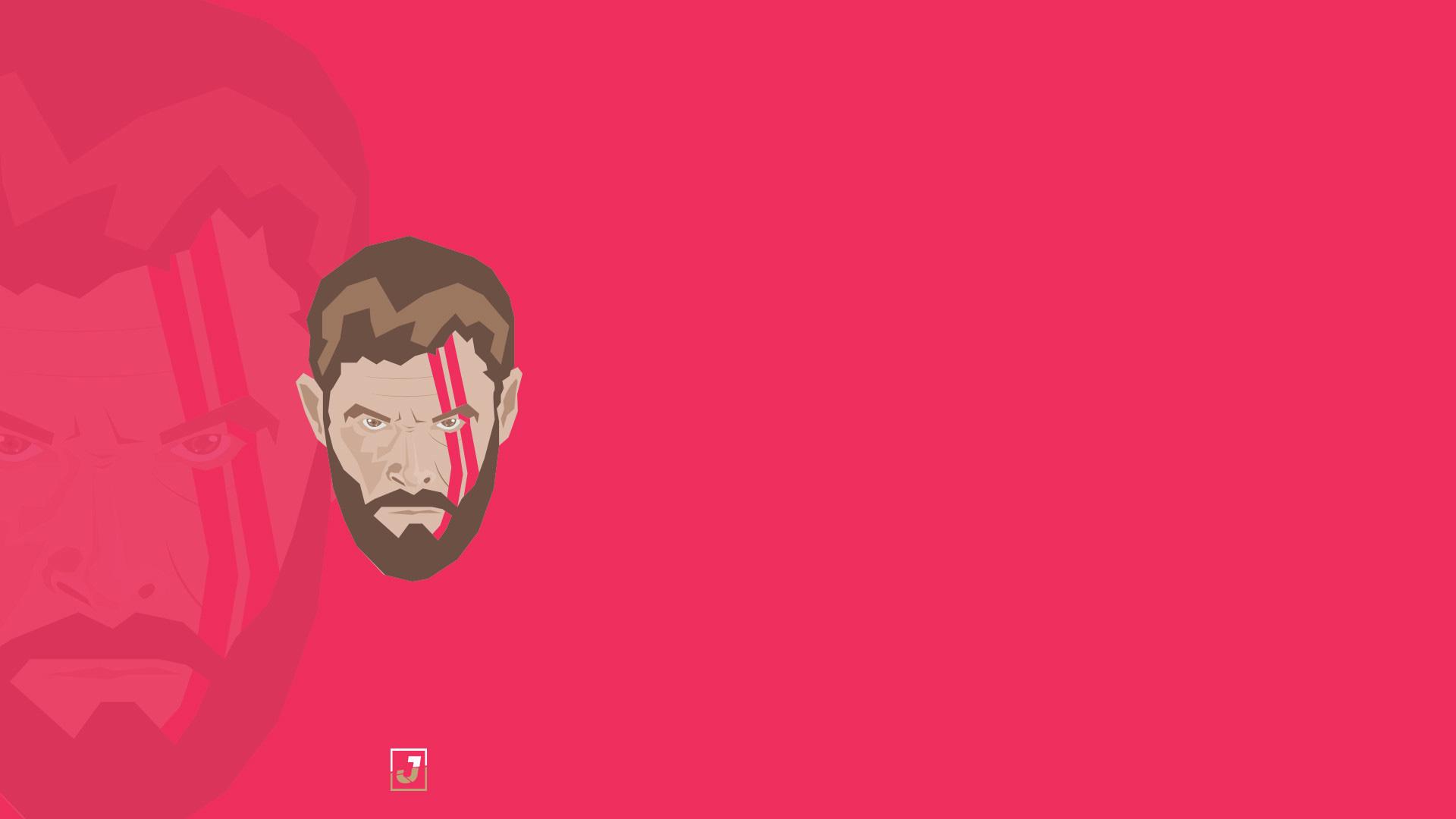 1920x1080 Thor Face Minimalism, HD Superheroes, 4k Wallpaper, Image, Background, Photo and Picture