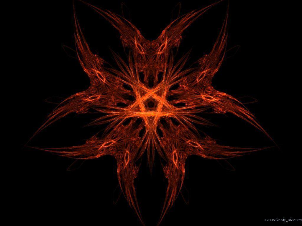 1024x768 Satanic Pentagram Wallpaper