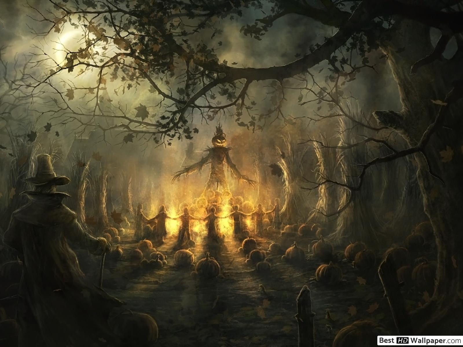 1600x1200 Pumpkin occult HD wallpaper download