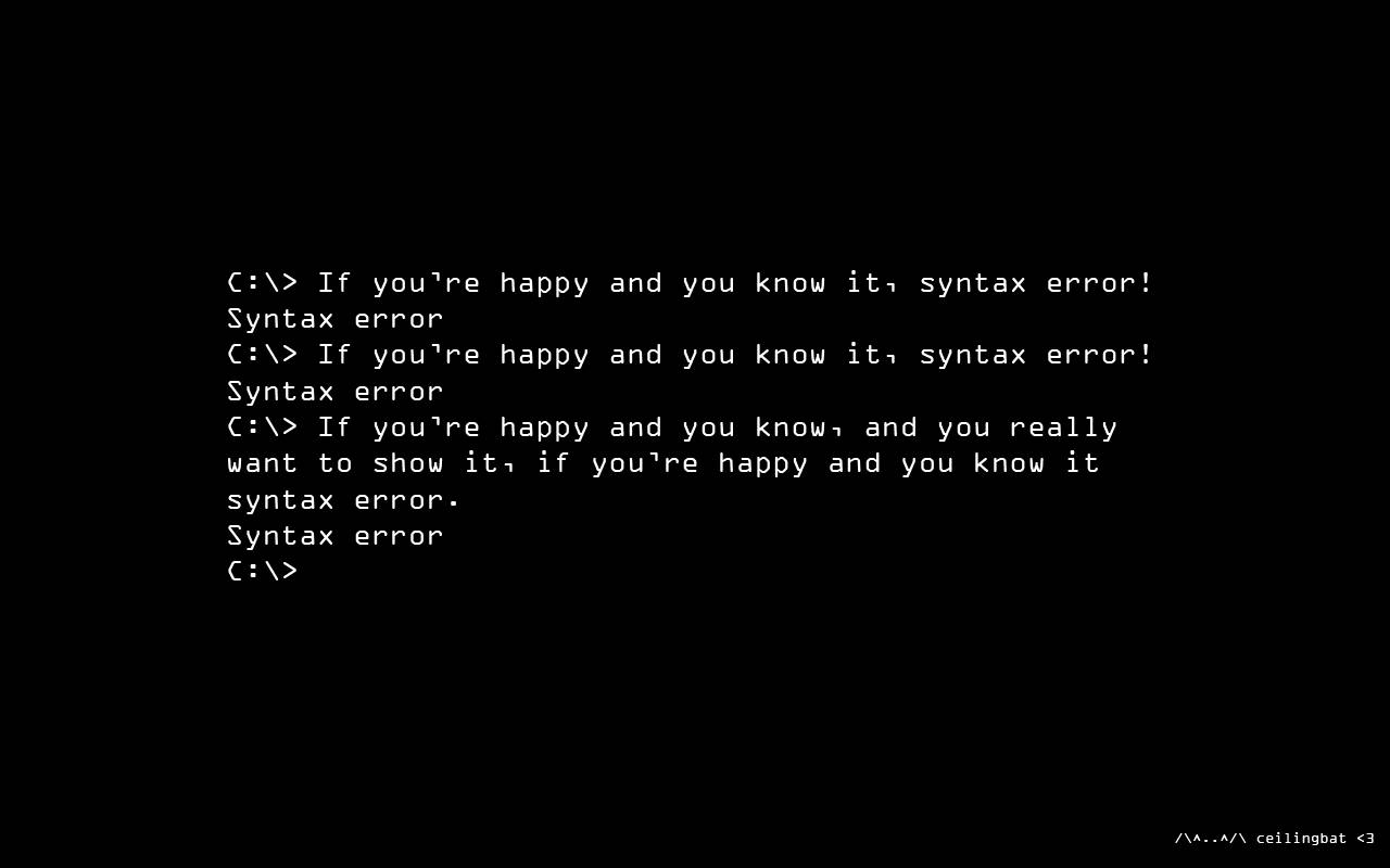 1280x800 Aesthetic Error Wallpaper
