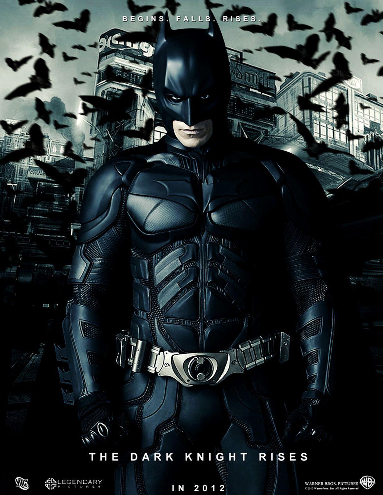 1237x1600 Wallpaper Batman The Dark Knight Rises 3D