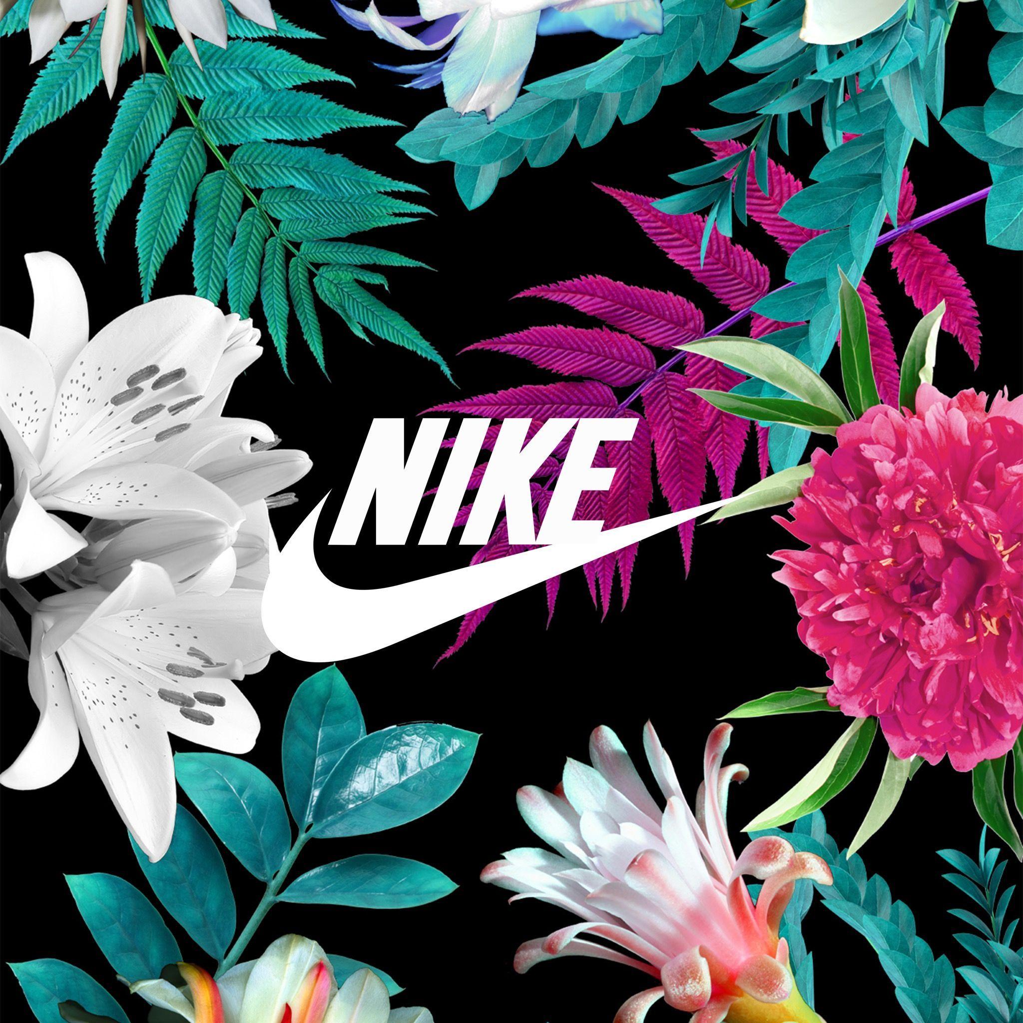 2048x2048 Adidas Flower Wallpaper