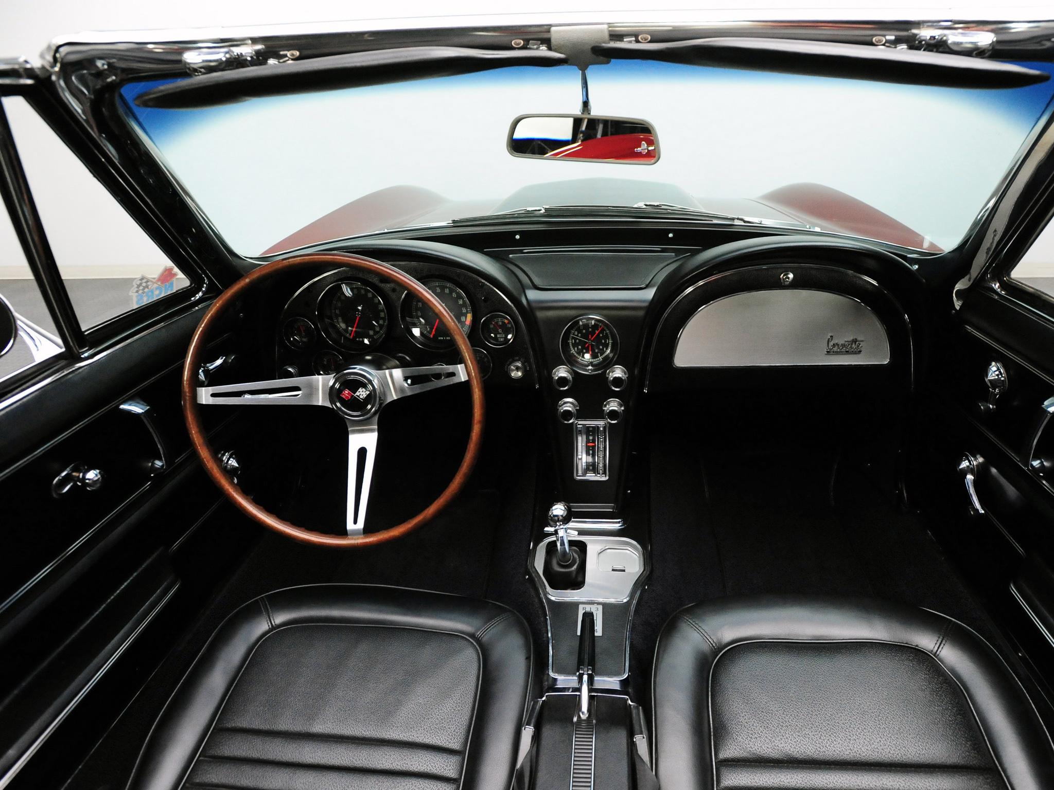 2048x1536 Chevrolet, Corvette, Sting, Ray, L Convertible, C Supercar, Muscle, Classic, Interior Wallpaper HD / Desktop and Mobile Background