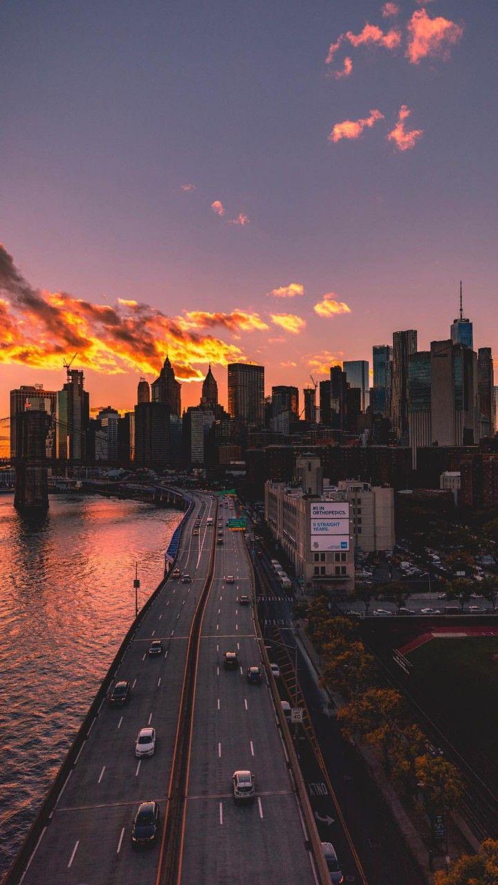 720x1280 Aesthetic City Wallpaper