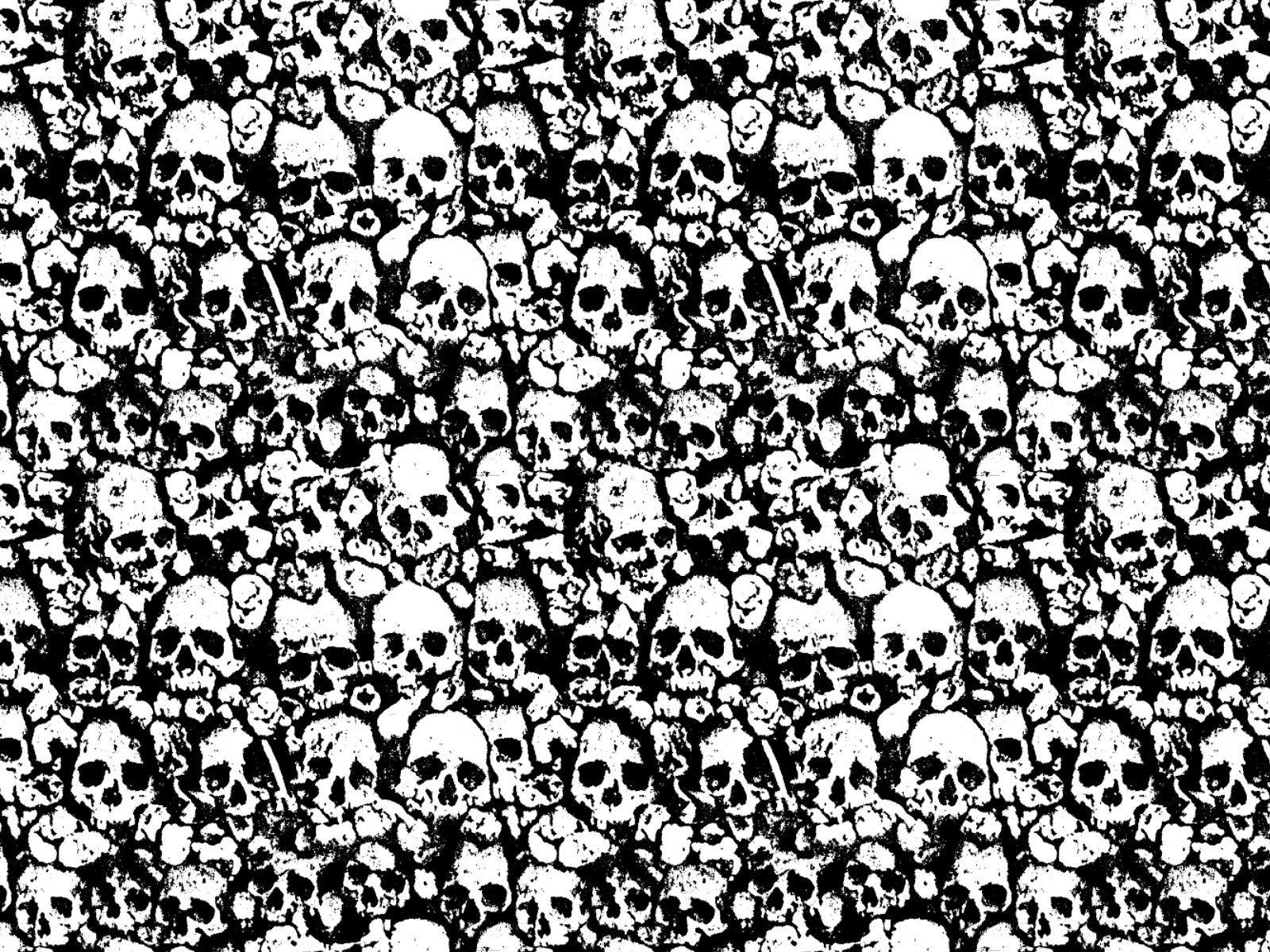 1600x1200 Skull Pattern Wallpaper