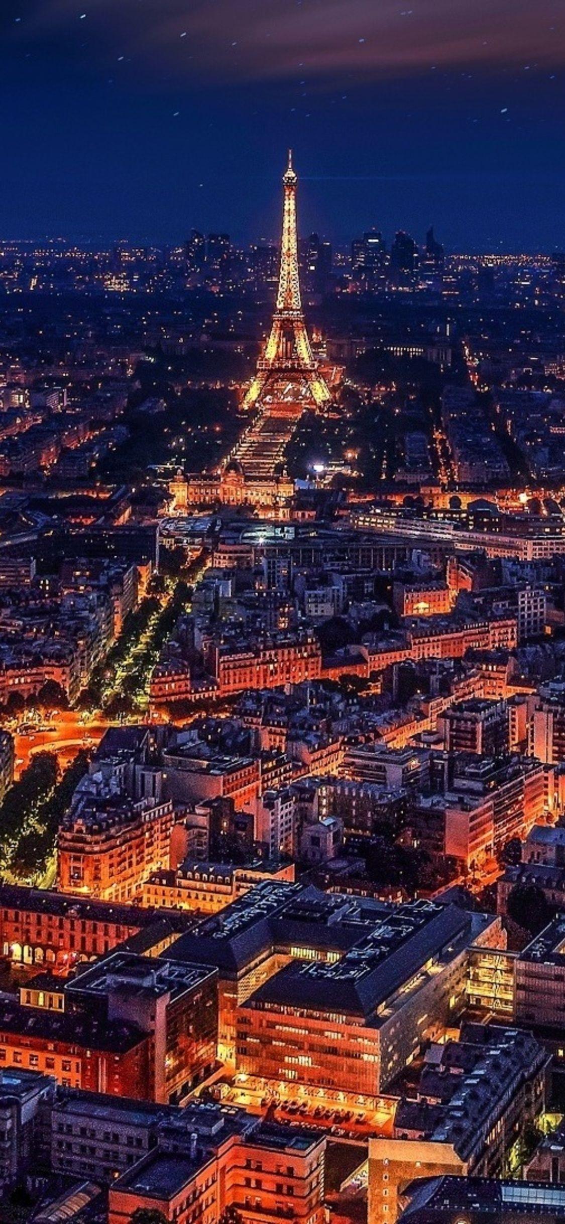 1125x2436 Paris 4k iPhone Wallpaper