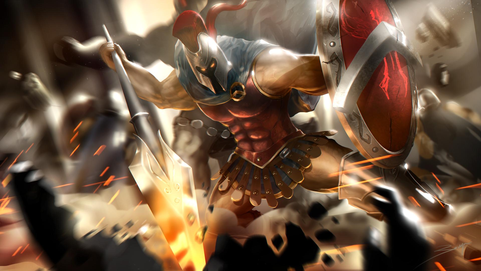 1920x1080 1920x1080 League Of Legends, Pantheon (League Of Legends) wallpaper JPG