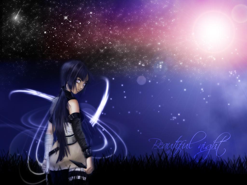 1024x768 Naruto Wallpaper: Beautiful Night