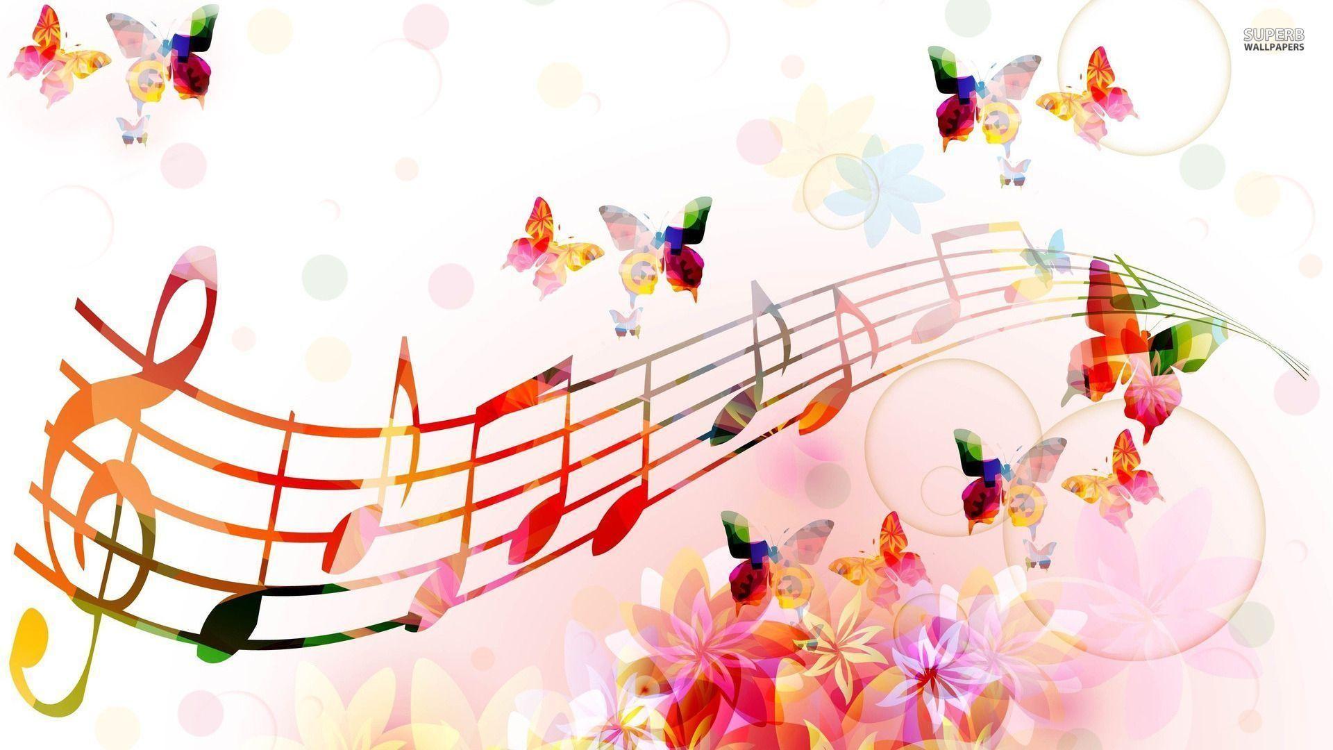 1920x1080 Music Note Wallpaper background picture