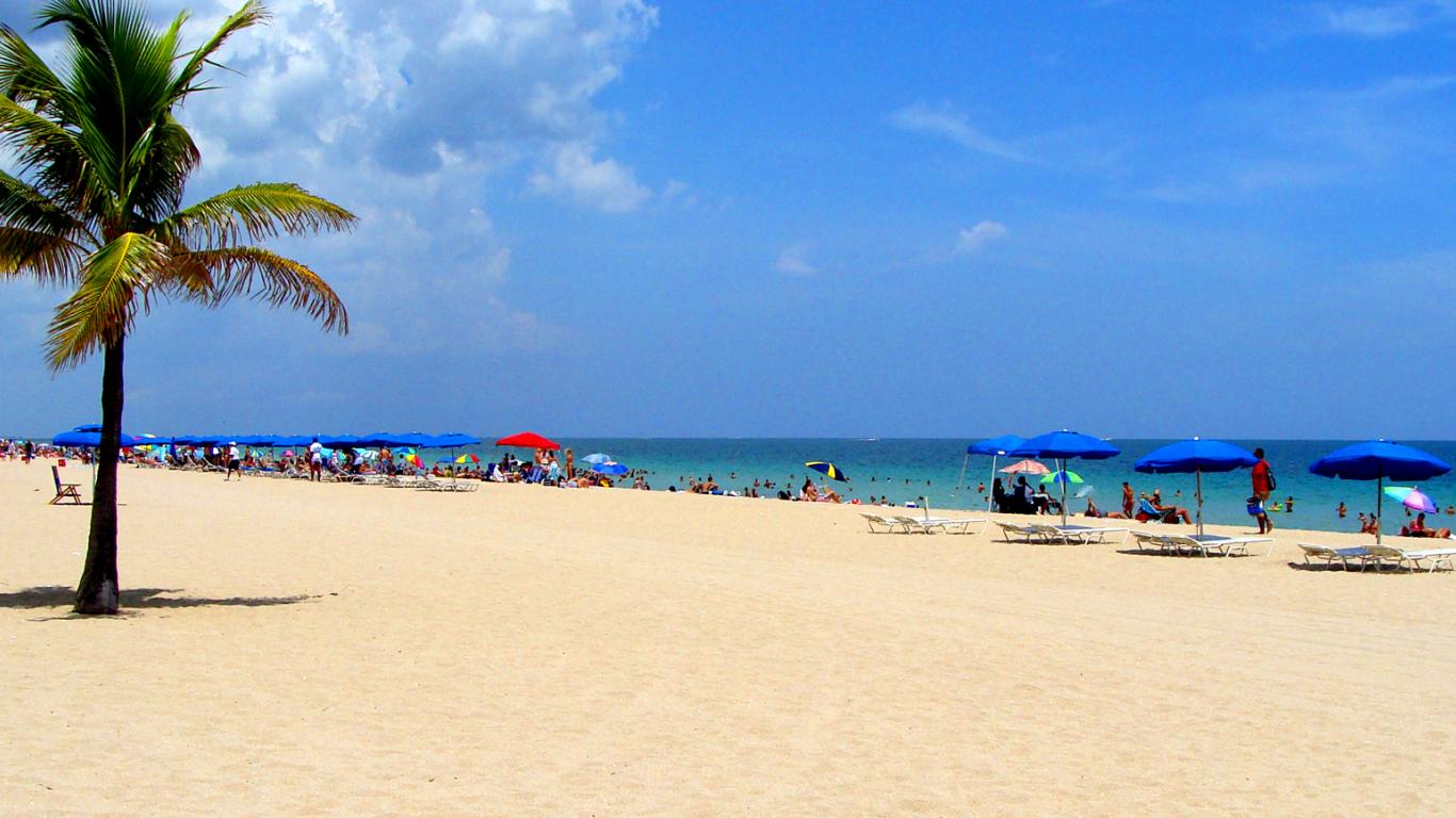 1366x768 Free download Address Ft Lauderdale Beach Ft Lauderdale Florida [1600x867] for your Desktop, Mobile & Tablet. Explore Florida Wallpaper. Panther Wallpaper, Florida Panthers Wallpaper, Home Depot Canada Wallpaper