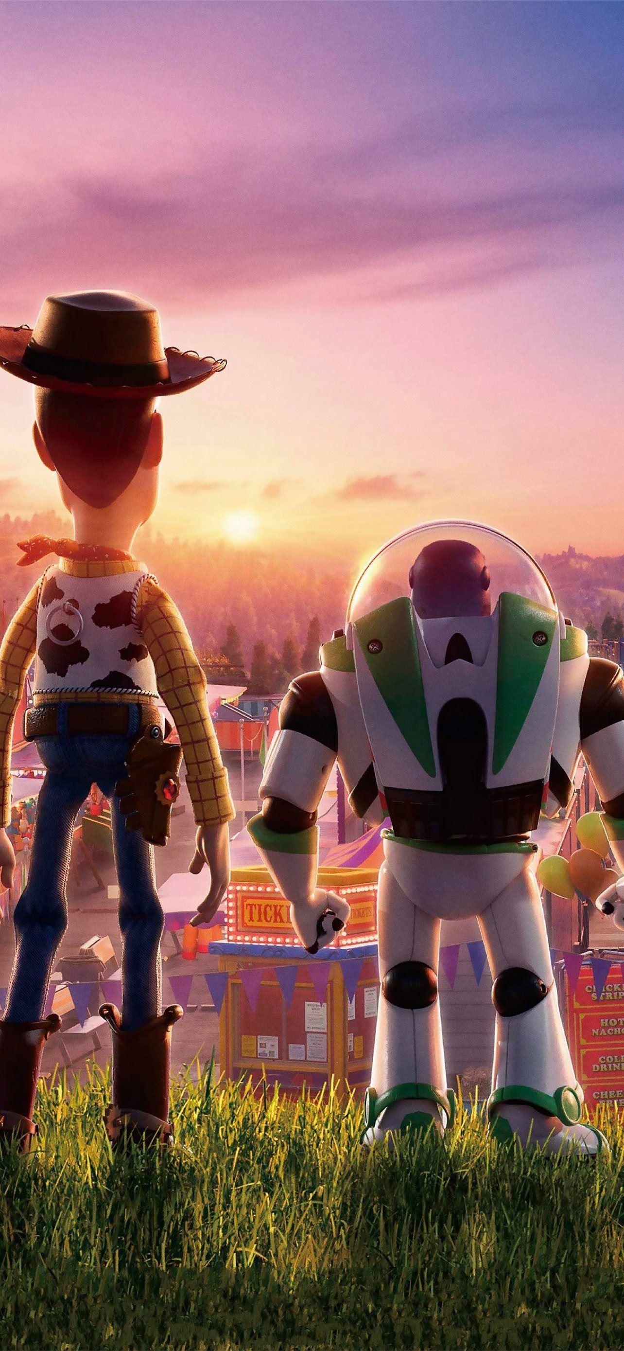 1284x2778 Toy Story 4 Woody and Buzz Lightyear 4k Ultra HD I. iPhone Wallpaper Free Download