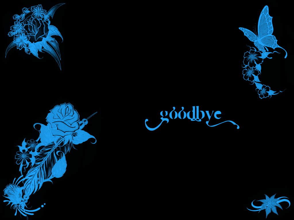 1024x768 Goodbye Wallpaper
