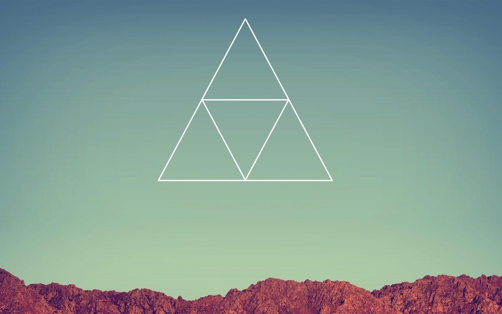 1680x1050 Hipster Triangle Wallpaper Free • dodskypict