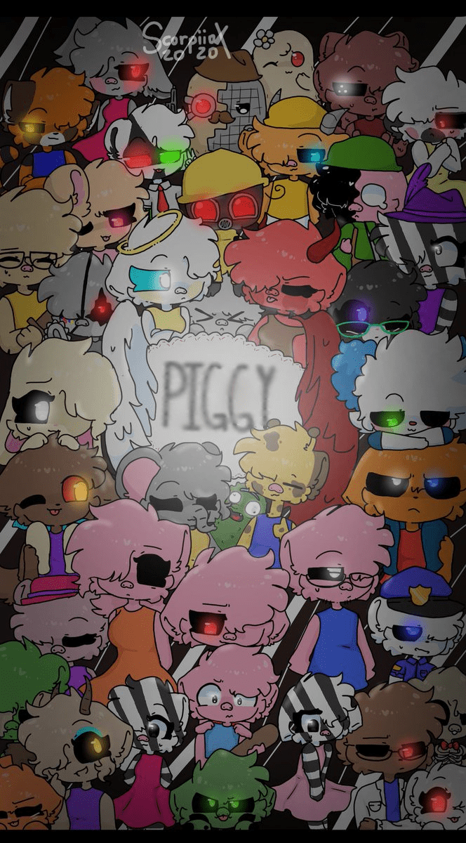 664x1200 SCORPIIOX. Piggy, Pig character, Cute drawings