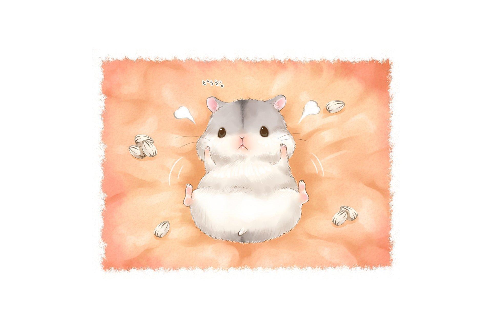 Cute Cartoon Hamster Wallpapers - Top Free Cute Cartoon Hamster Backgrounds  - WallpaperAccess