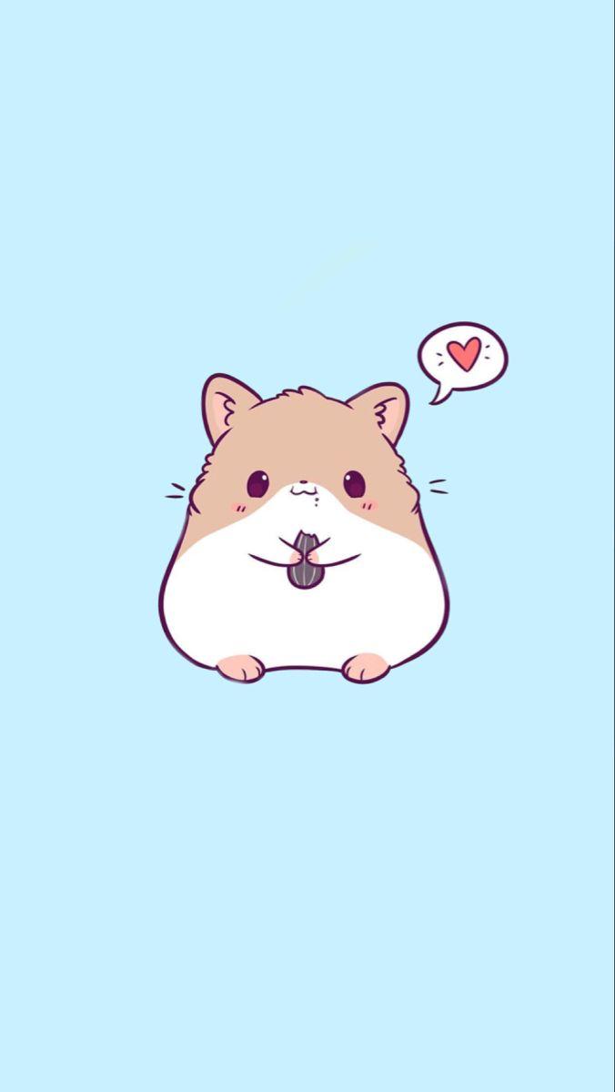 676x1200 Hamster blue kawaii wallpaper. Chicas super poderosas, Tiernas