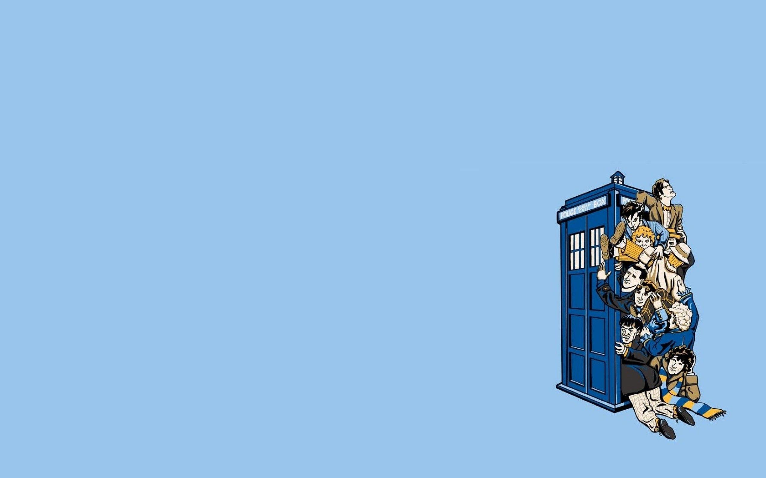 2560x1600 Doctor Who Tardis Minimal Wallpaper