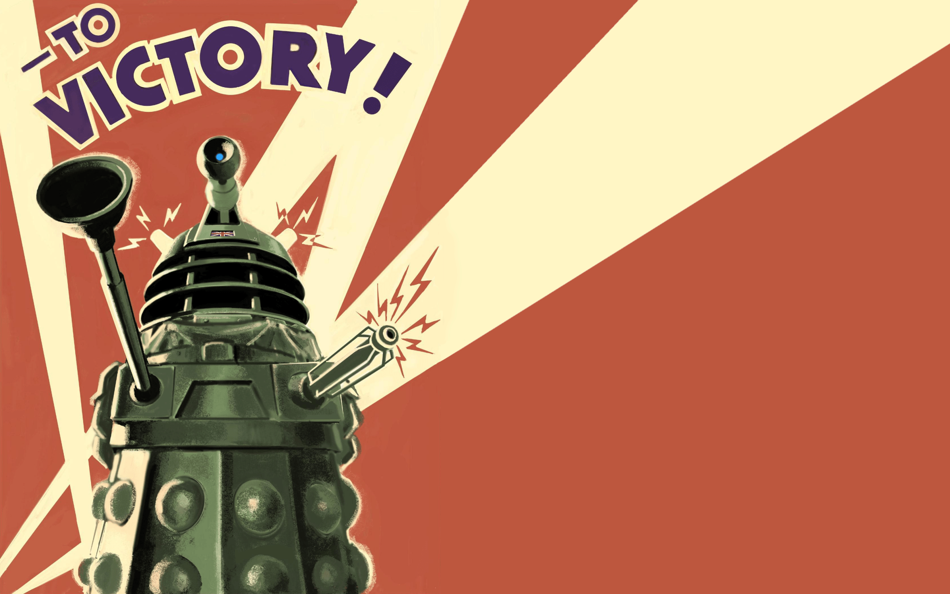 1920x1200 Dalek Propaganda Doctor Who Posters Wallpaper To Victory Poster HD Wallpaper