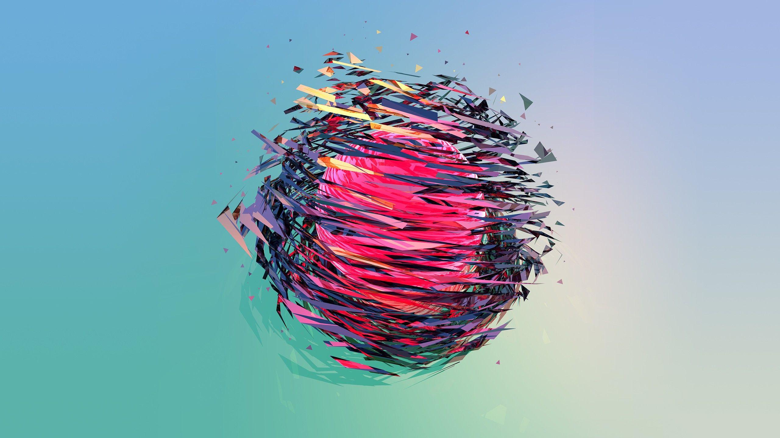 2560x1440 facets background.