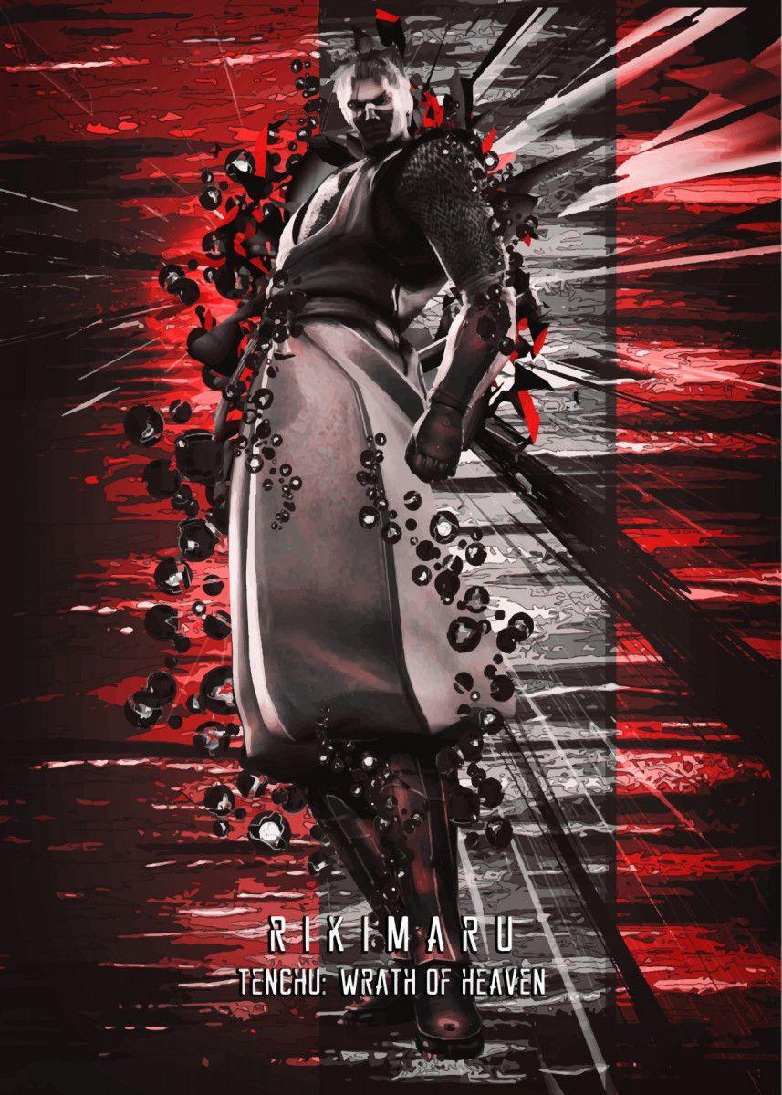 857x1200 Tenchu wrath of heaven rikimaru' Poster by SyanArt. Displate. Metal posters art, Art poster design, Poster prints