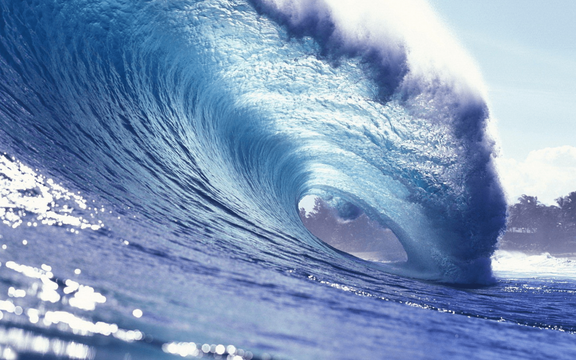 1920x1200 Ocean Waves Wallpaper HD