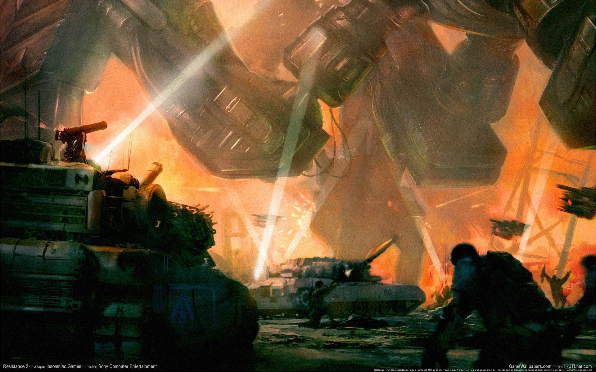 1920x1200 Video Game Resistance: Fall Of Man Resistance Wallpaper. The falling man, Resistance fall of man, Background image