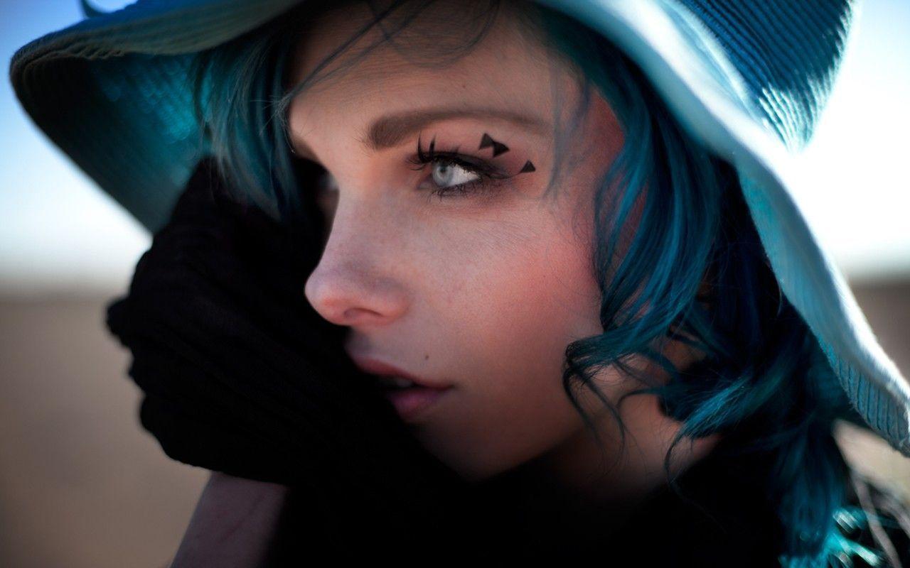 1280x800 Blue Hair 34902 1280x800px