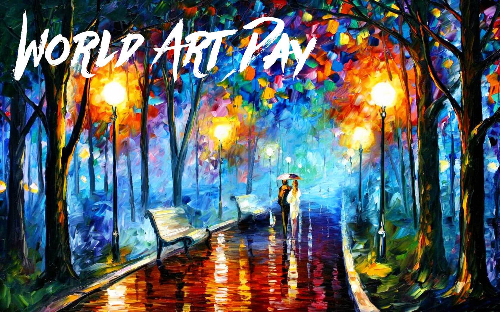 1680x1050 World Art Day Wallpaper