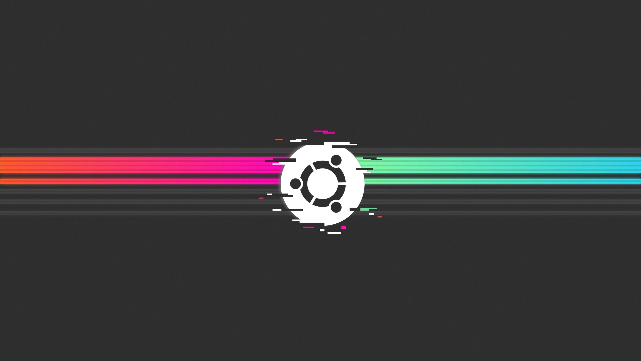 2560x1440 Ubuntu Glitch 1440P Resolution Wallpaper, HD Minimalist 4K Wallpaper, Image, Photo and Background
