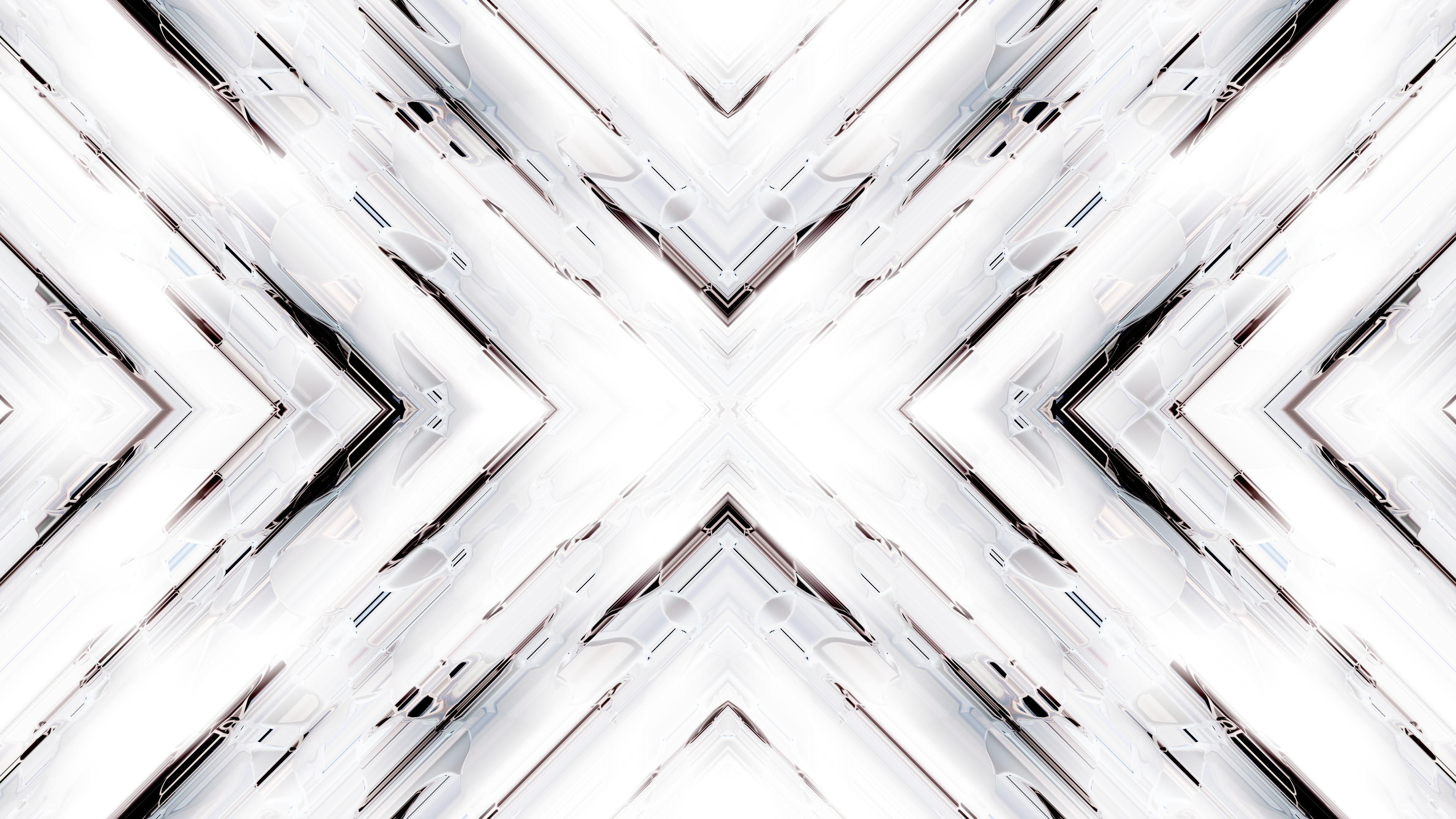 3840x2160 White Render Abstract Art Hd Wallpaper, Abstract Wallpaper, 4k Wallpaper. White Wallpaper, Abstract Wallpaper, Abstract