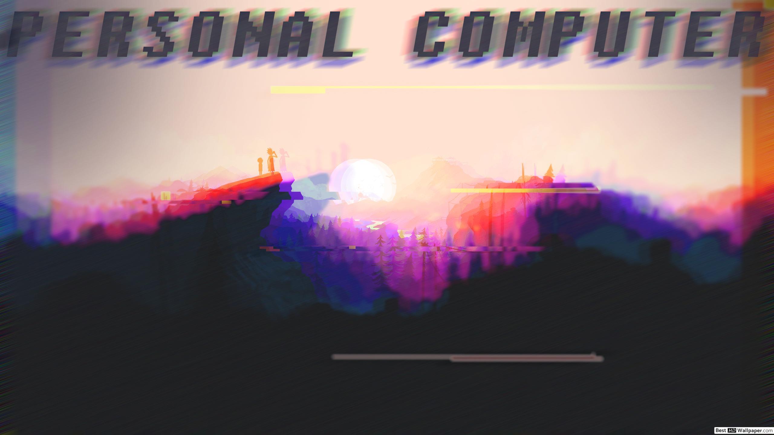 2560x1440 Personal Computer Glitch Art HD wallpaper download